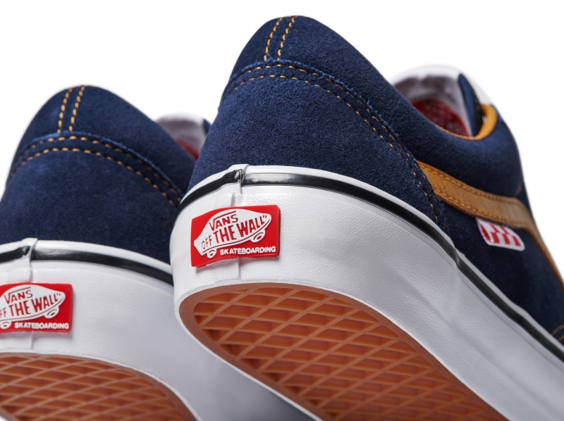 Tnis Vans Old Skool Reynolds Skate Azul Escuro e Bege